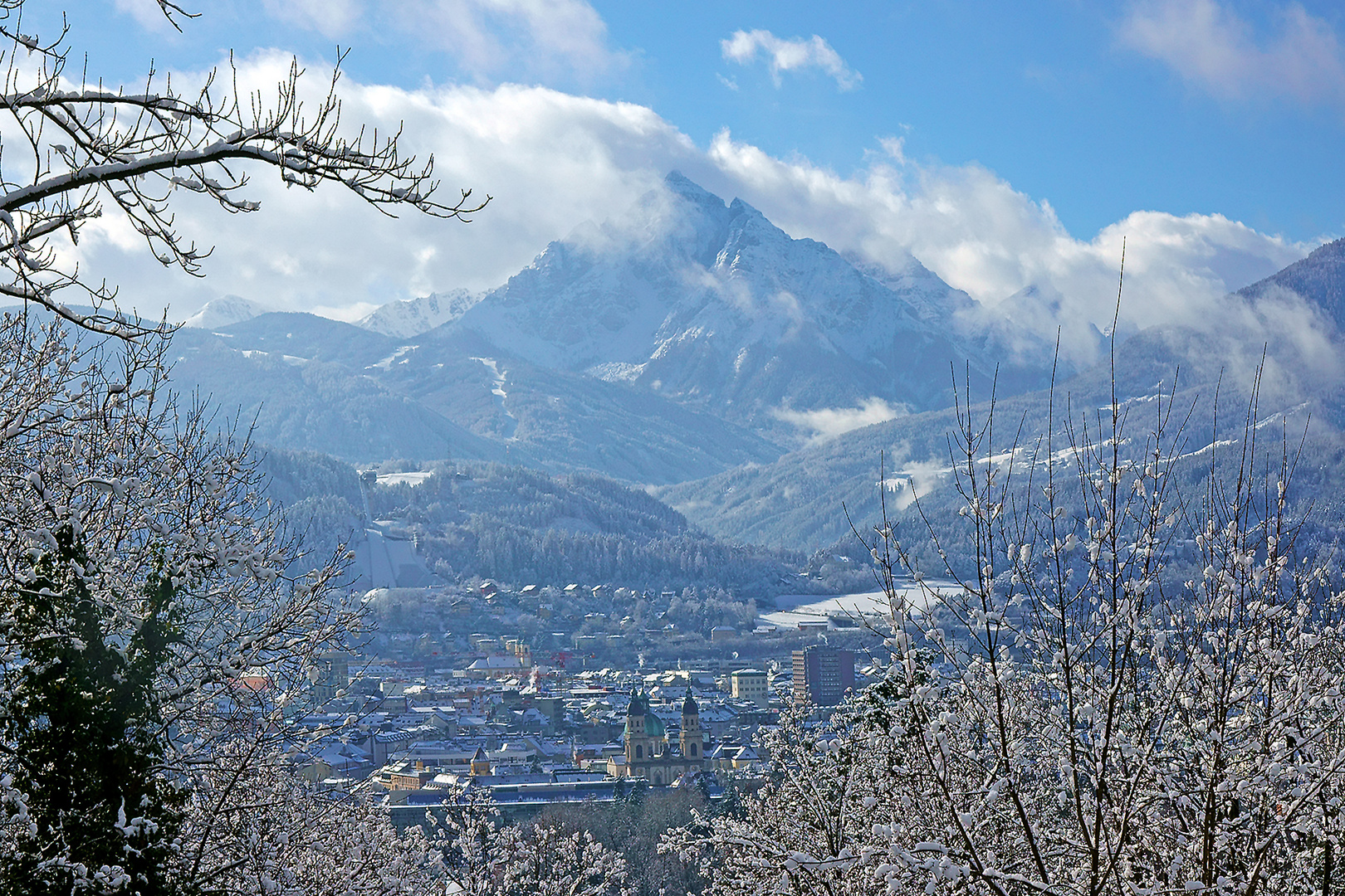 24.02.2024 Blick auf Innsbruck