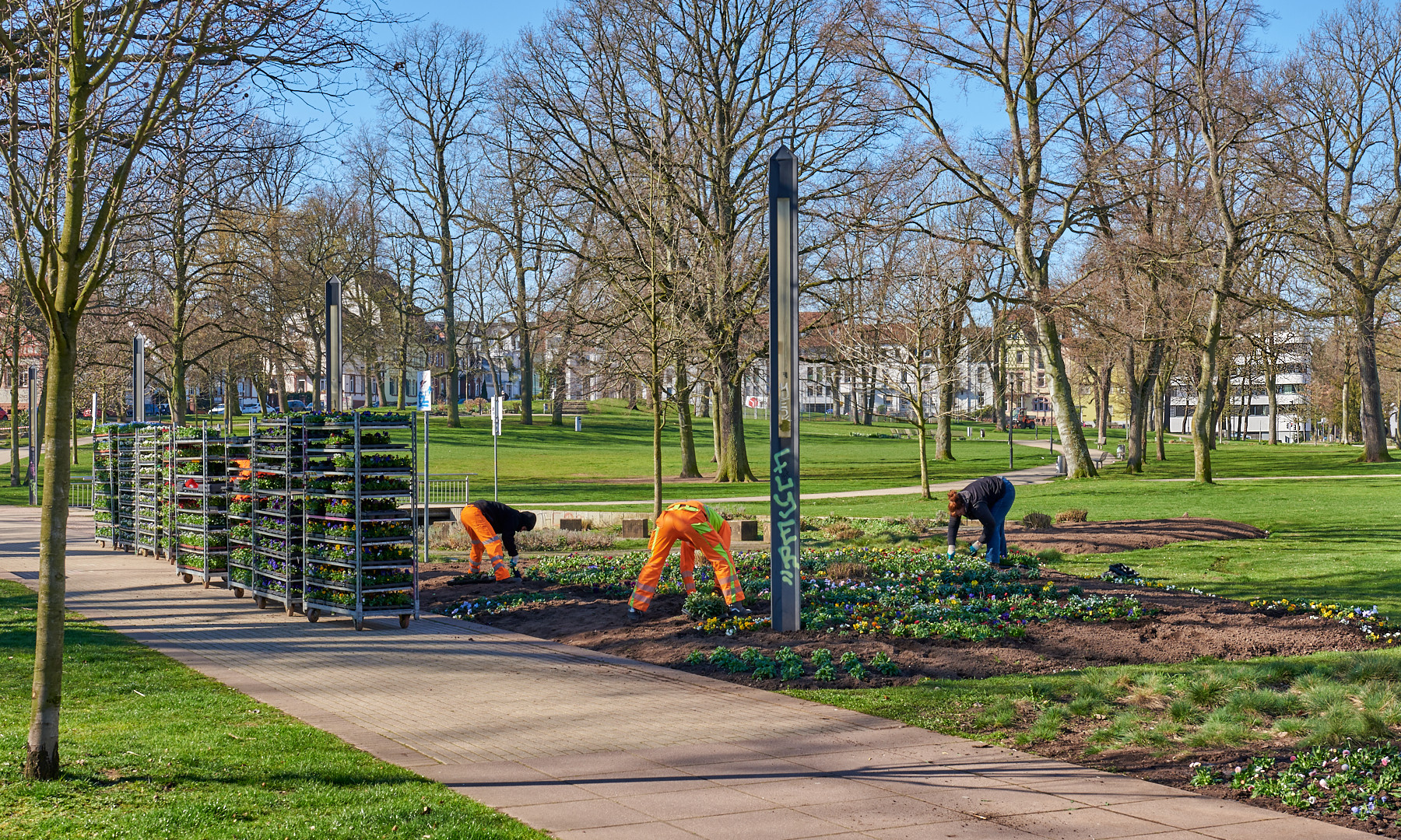 24.03.2020, es ist Frühling im Stadtpark von Kaiserslautern und keiner kann es genießen...