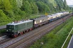 242 151-9 der TEV Thüringer Eisenbahnverein e.V bei Linz am Rhein