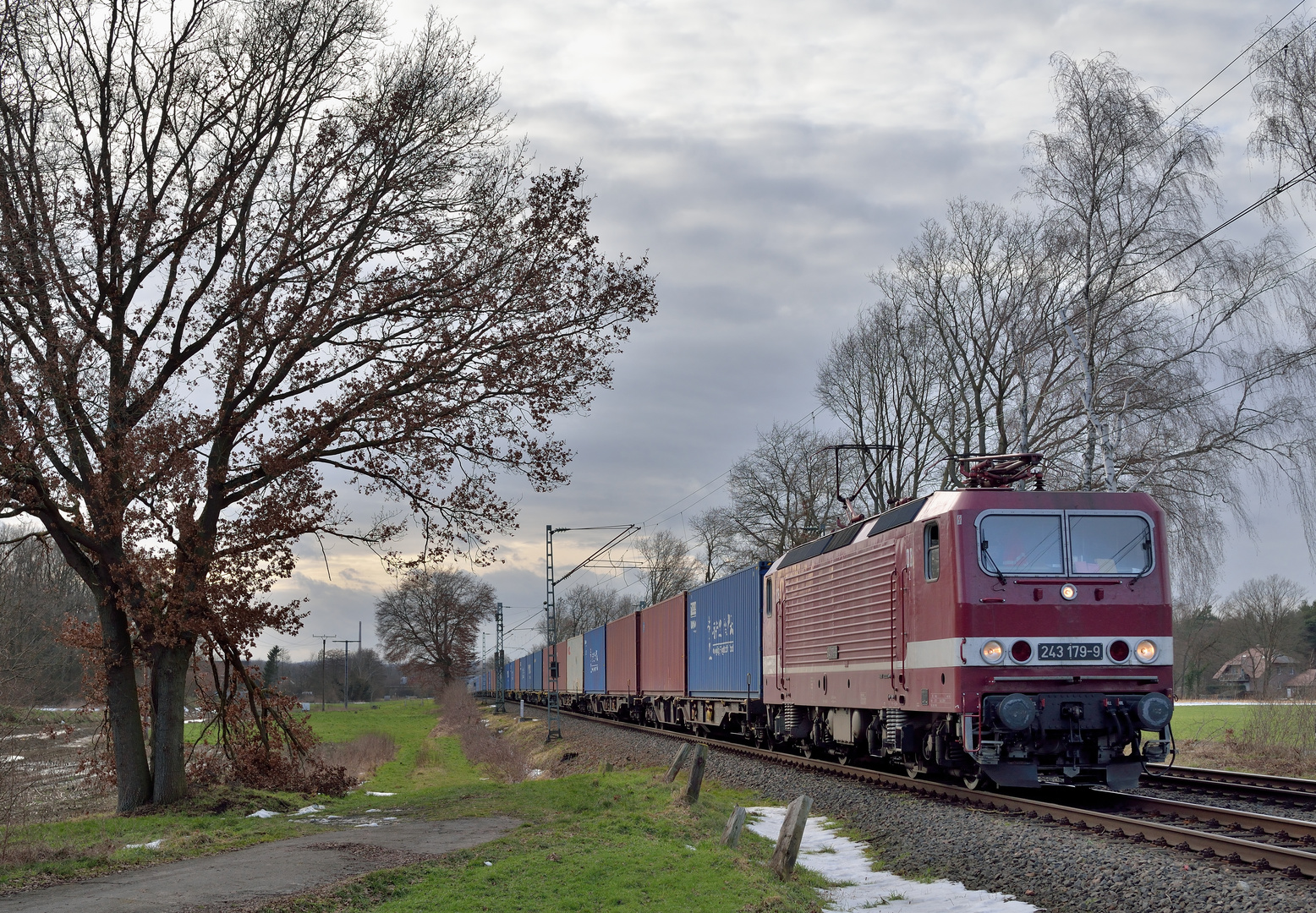 243 179-9 --Delta Rail -- am 17.02.21 in Hamm-Neustadt