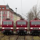 243 650; 931 und 972 in der ehemaligen Est. Frankfurt Pbf