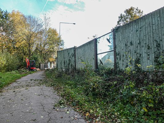 244/365 Die Denaturierung der Lärmschutzwand...