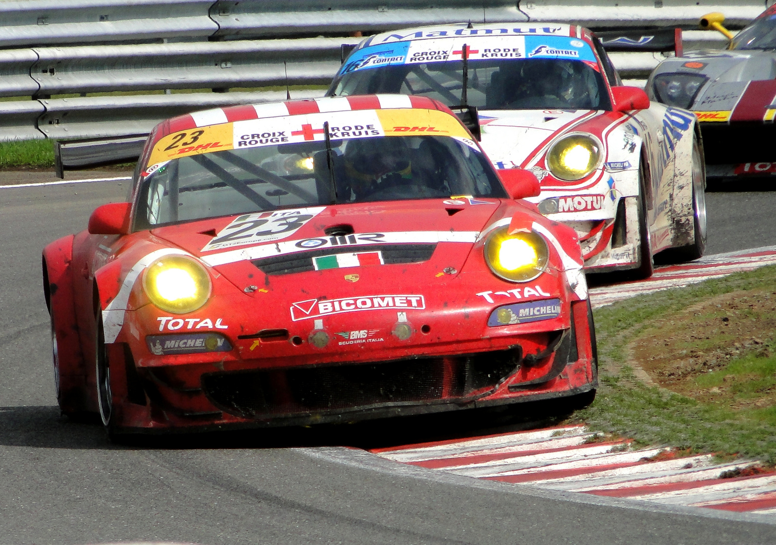 24h de francorchamps 2010 porsche scuderia bms