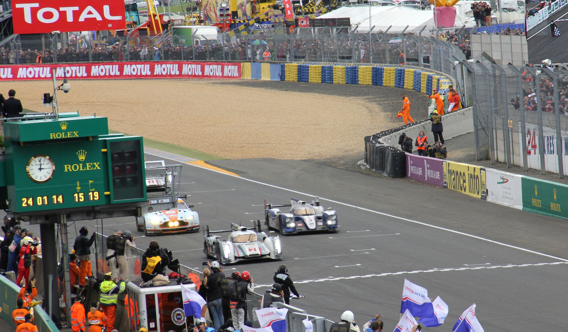 24h du Mans - C'est l'arrivée