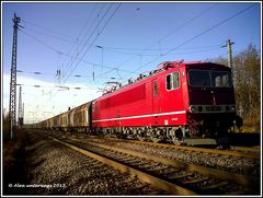 250 137 mit einen ansehnlichen Zug heute morgen unterwegs