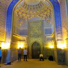 2500 km Samarkand Bibi Chanum Moschee Innenraum   Bild 4