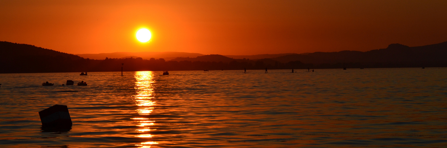 25.08.2016 Sonnenuntergang Reichenau Sandseele