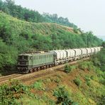 251 005 auf der Rübelandbahn 1983