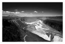 ... der bekannte Gullfoss in s/w ... de Mäxken