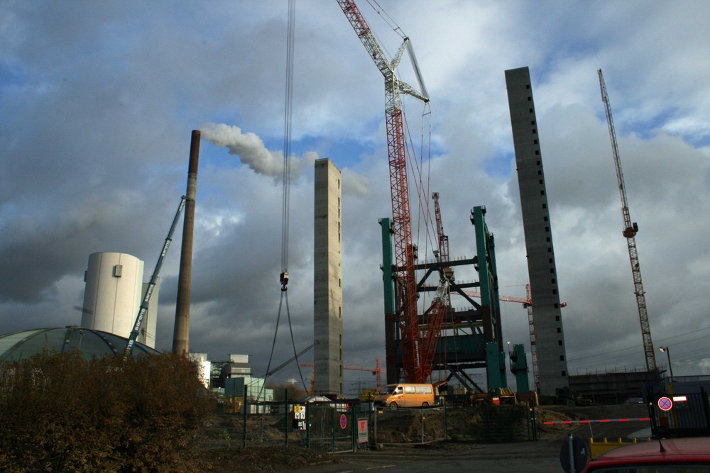26.11.2007 Bau des Neuen Kraftwerks in Walsum