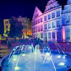 2615TZ-29TZ Bielefeld Alter Markt beleuchtet Panorama