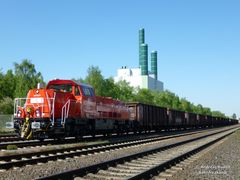 265 029 mit Schrott für HKM in Duisburg Wanheim, 16.04.2014