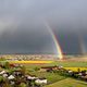 Regenbogen von oben