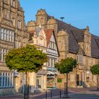 2699TZ historische Gebäude Marktplatz Stadthagen mit Ratskeller