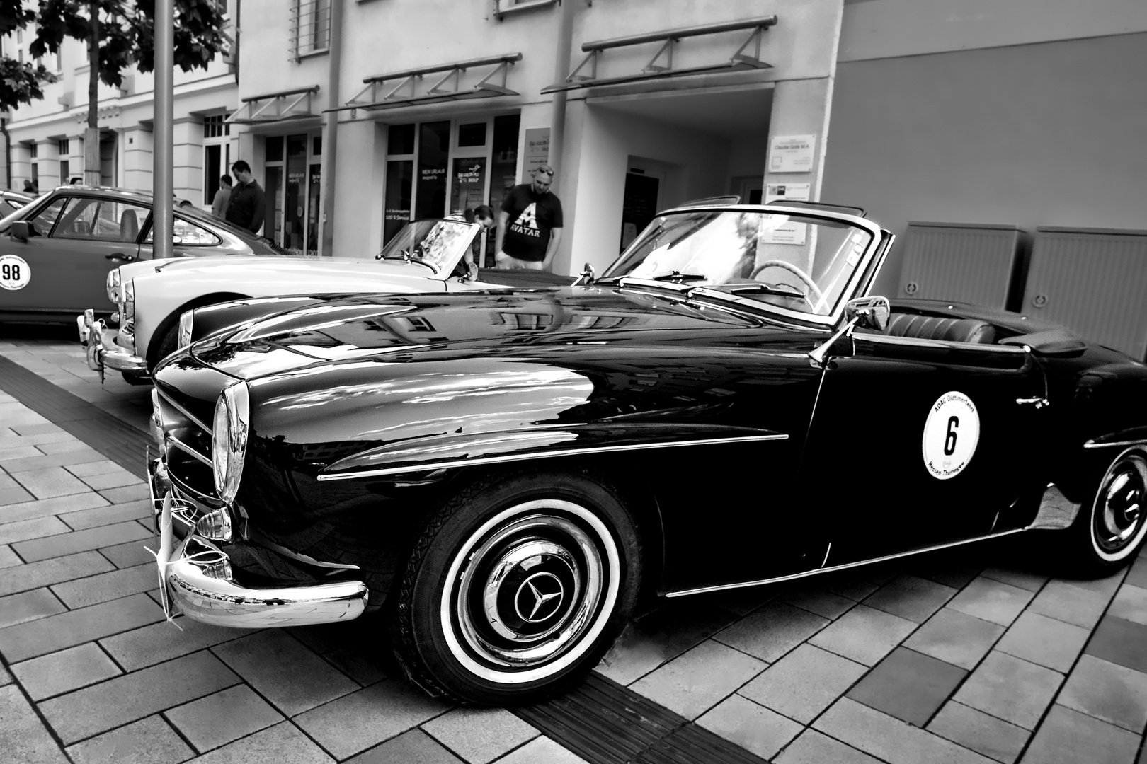 27. ADAC Oldtimerfahrt Hessen-Thüringen Nr 5 Mercedes Benz 220 BJ 1957