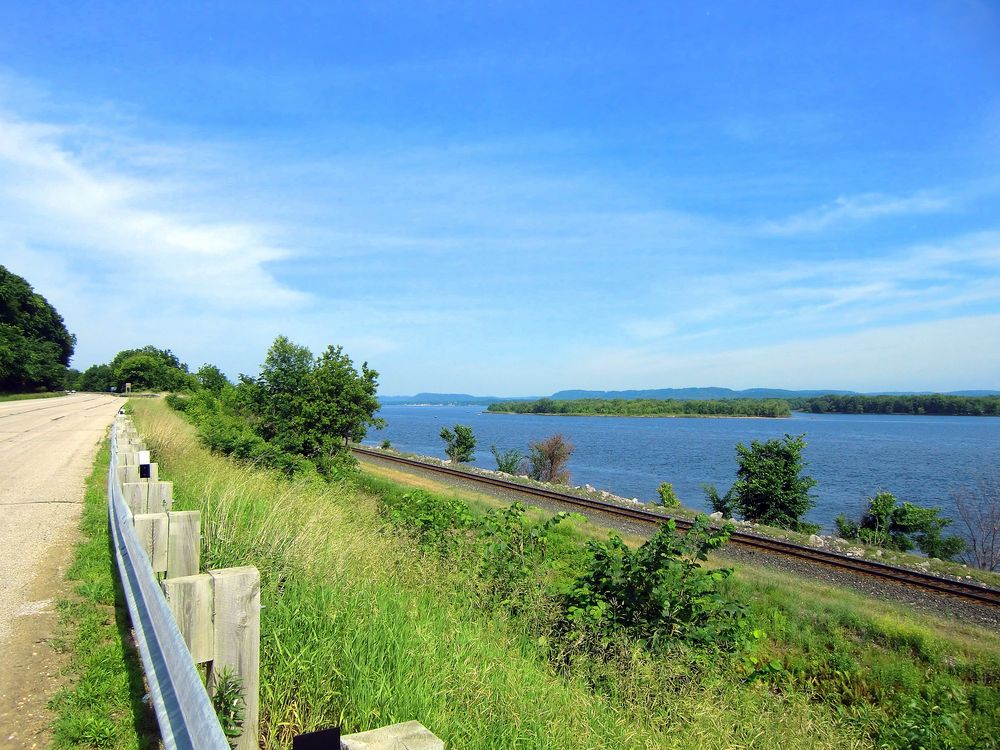 27° C am Lake Pepin, eines Teils des Mississippis