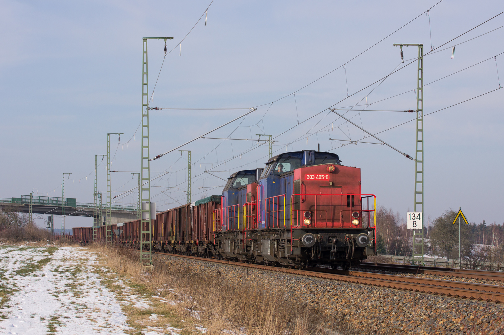 27.02.16 Doppel V 100 mit Schrott Cheb- Könitz bei Kornbach groß