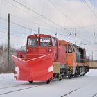 273 018-2 --KSW Lok 43-- mit Schneepflug 40 80 947 5 181-0 am 09.02.21 in Bönen