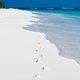 Footprints on the beach