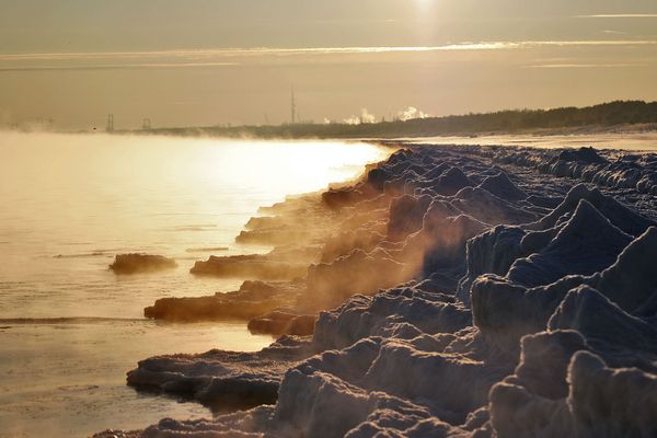 [-27Grad,auf Usedom]