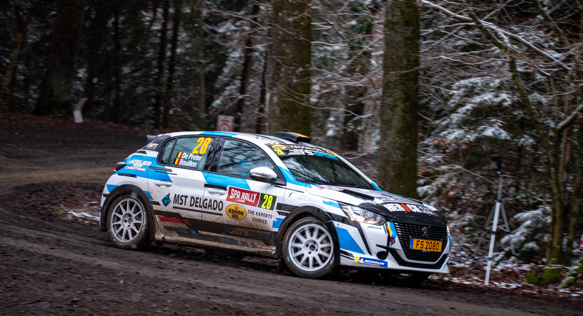 # 28 Peugeot 208 Rally4 Bouillon Harry (B)-De Preter Bernard (B)