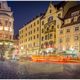 Abends am Platzl mit Blick aufs Hofbruhaus