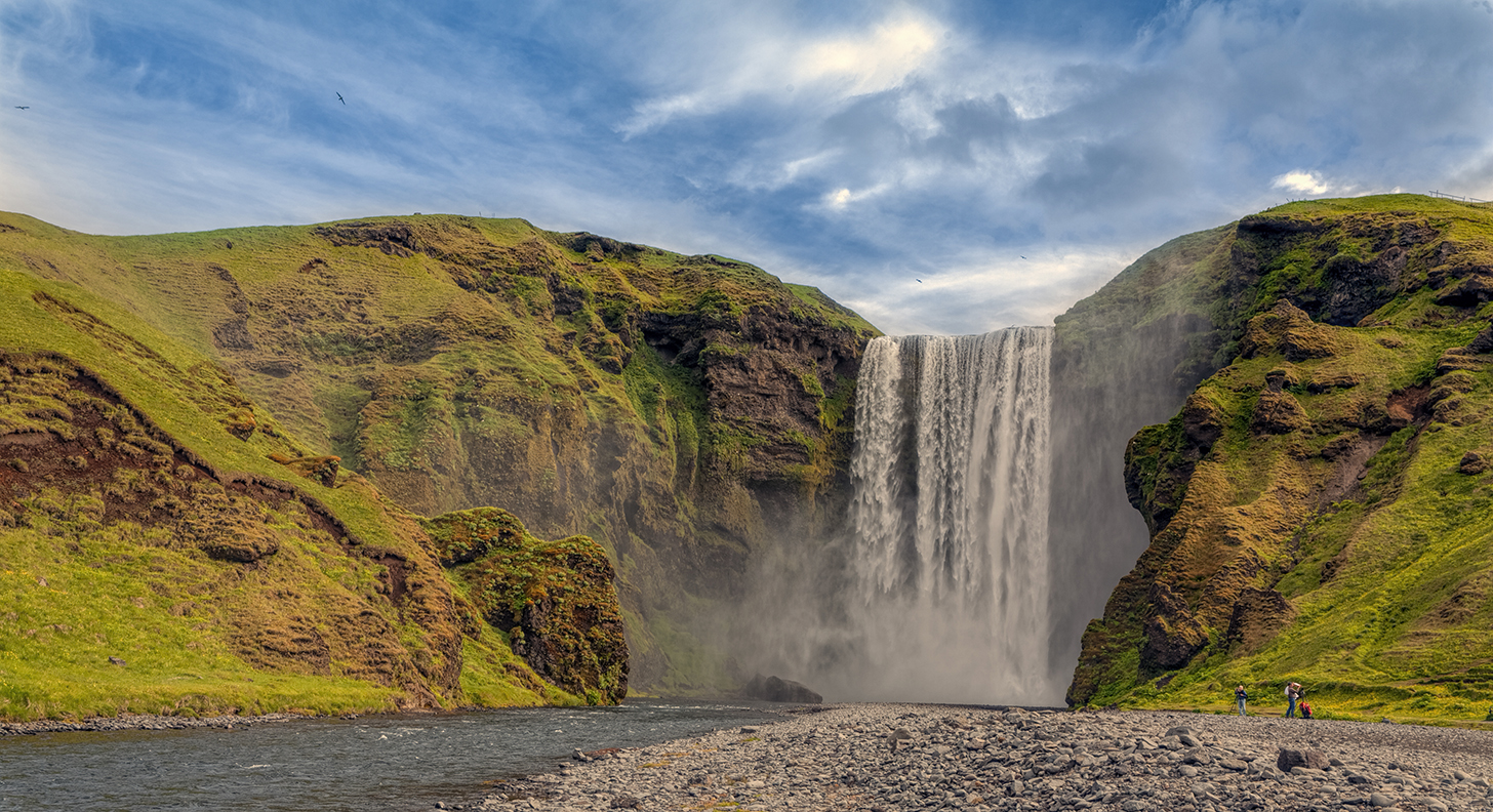 2865B Skogar Wasserfall Island