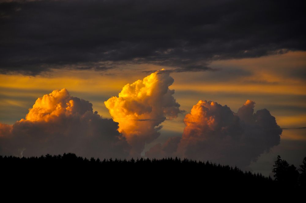 Gewitterwolken von Herbert Benedik