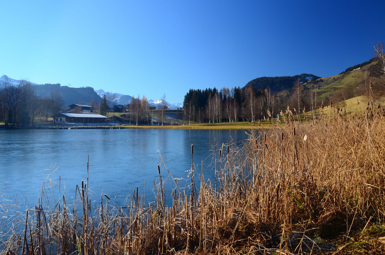 29. November 2020 am idyllischen Böndlsee - Goldegg - Weng