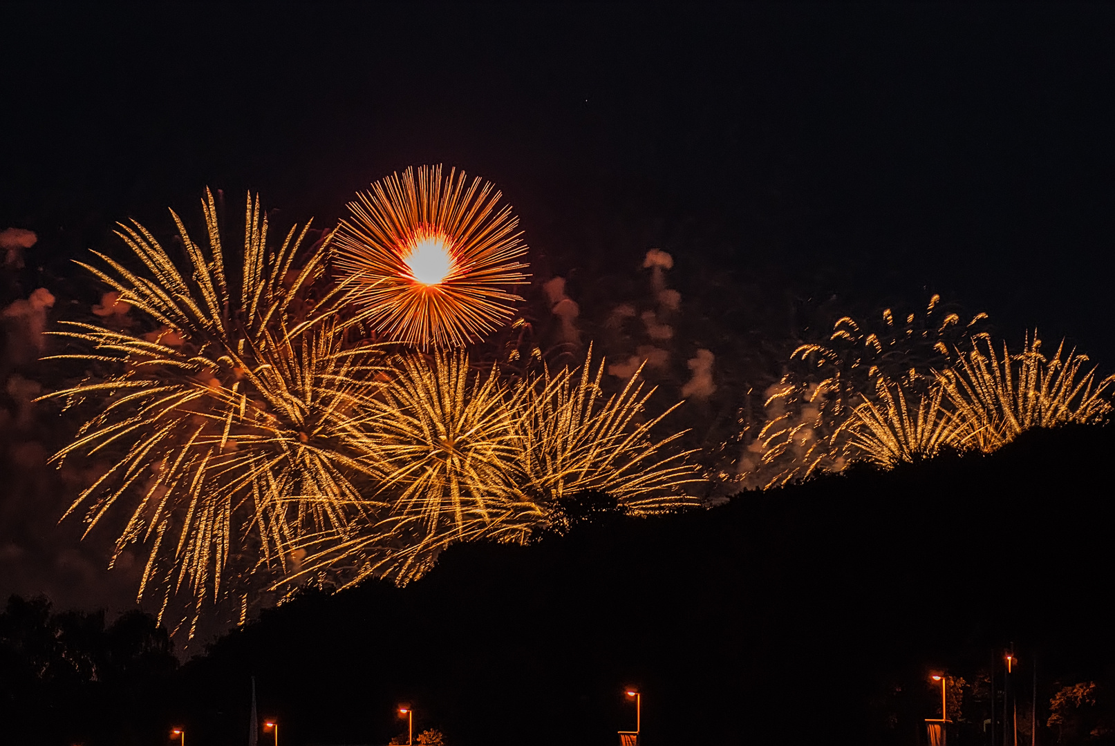 29.06.2014 Feuerwerk bei Kiel.