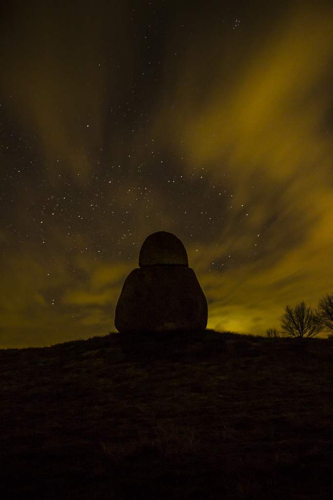 29.12.2013-heute abend am Steinkreis in Werpeloh/Emsland