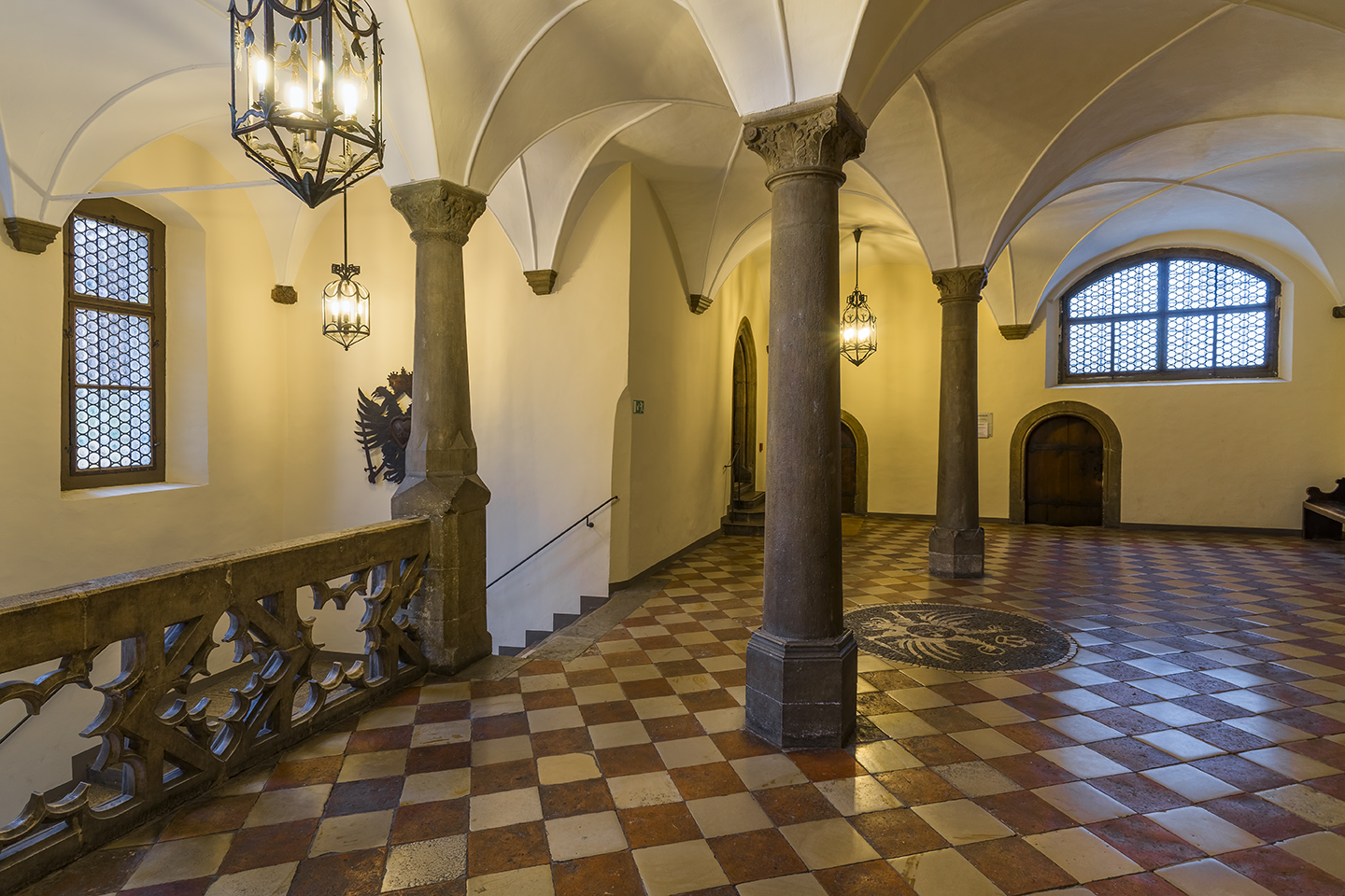 2919sb Regensburg historisches Rathaus Innen