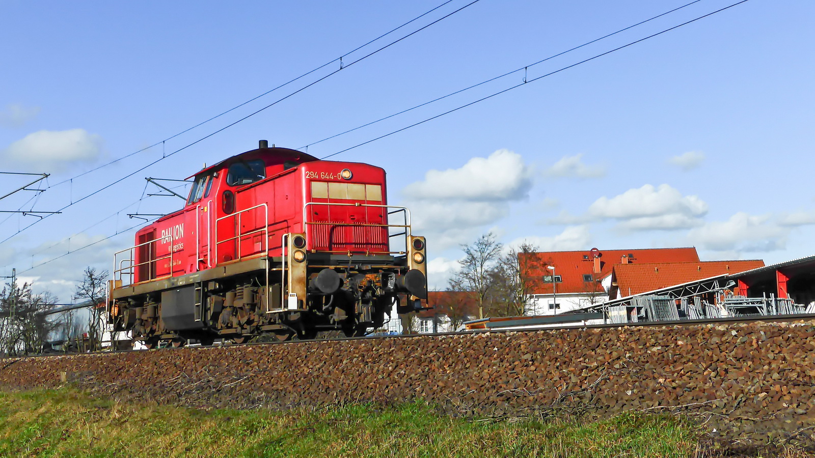294 644-0 Railion Solofahrt - Nauheim / Groß Gerau - 28.01.2014