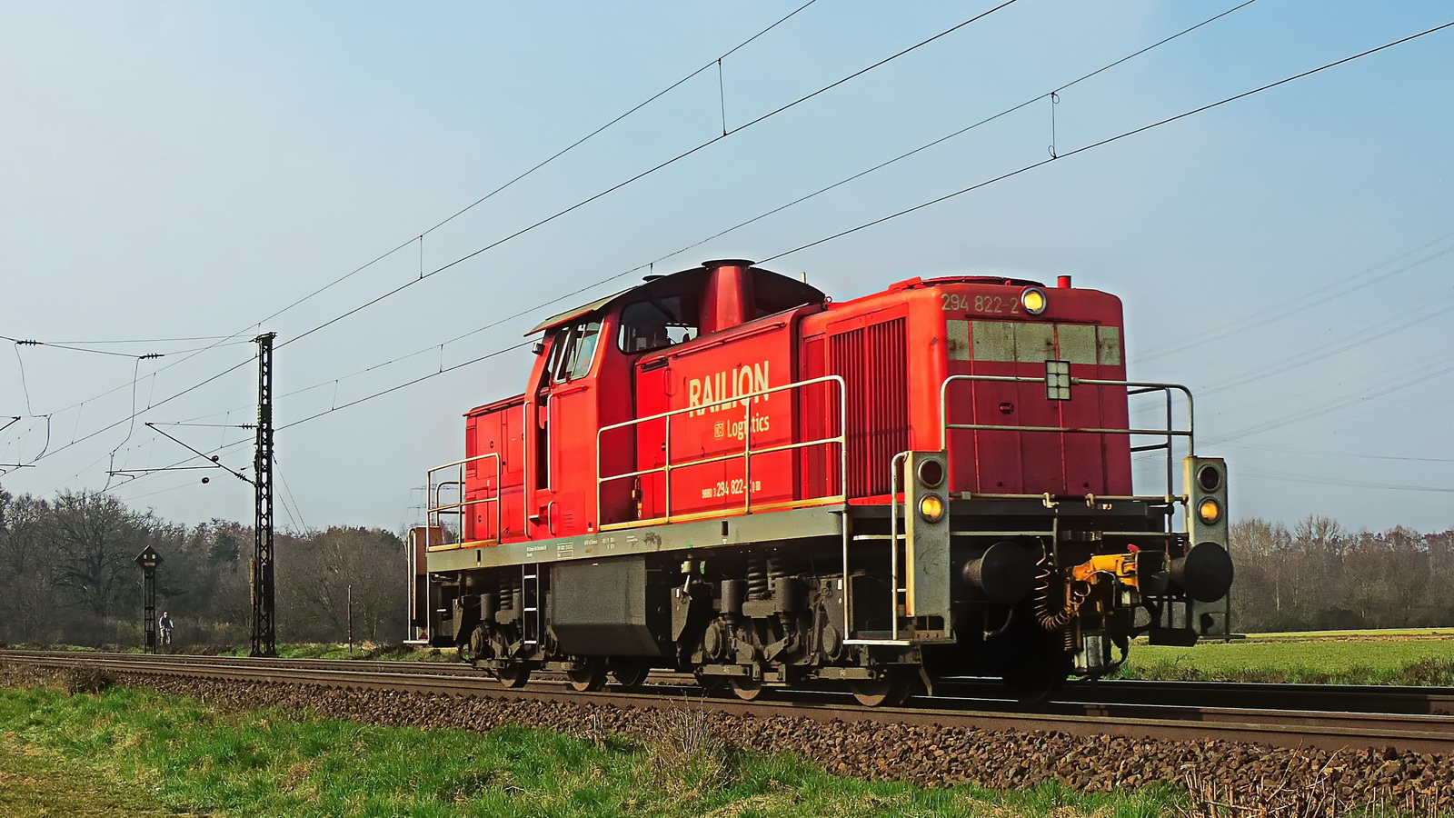 294 822-2 Railion Solofahrt