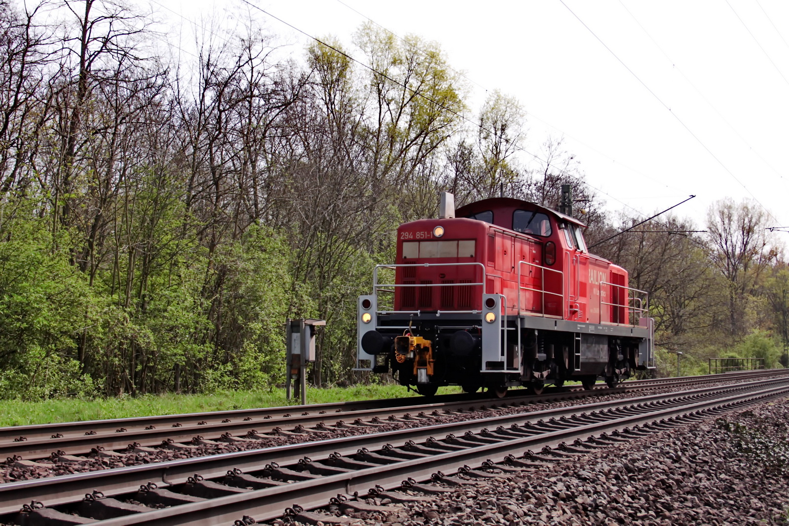 294 851-1 Railion bei einer Solofahrt