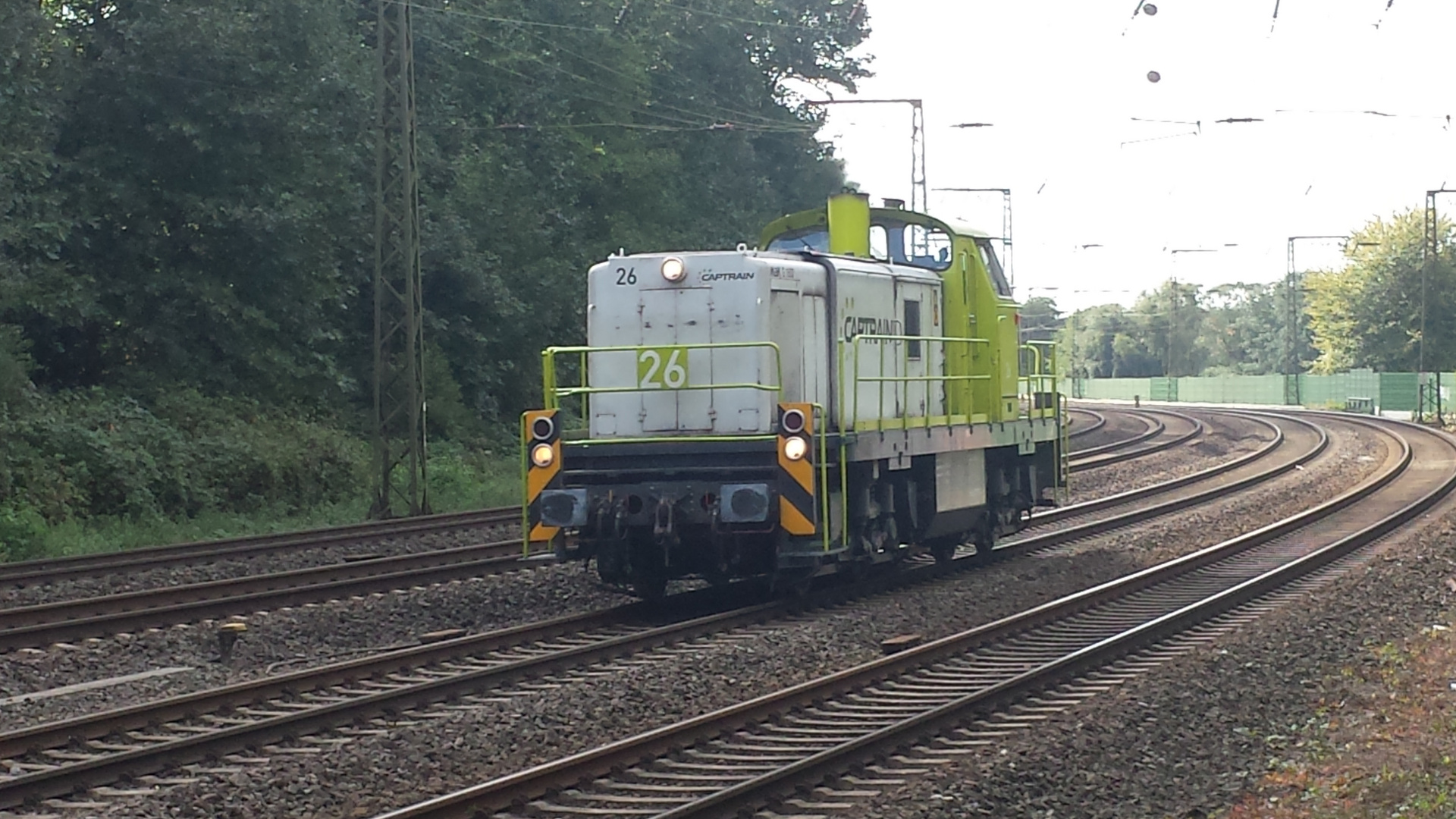 295 958 Captrain 26 am 16.09.2016 Lz am Abzweig Duisburg-Lotharstrasse 