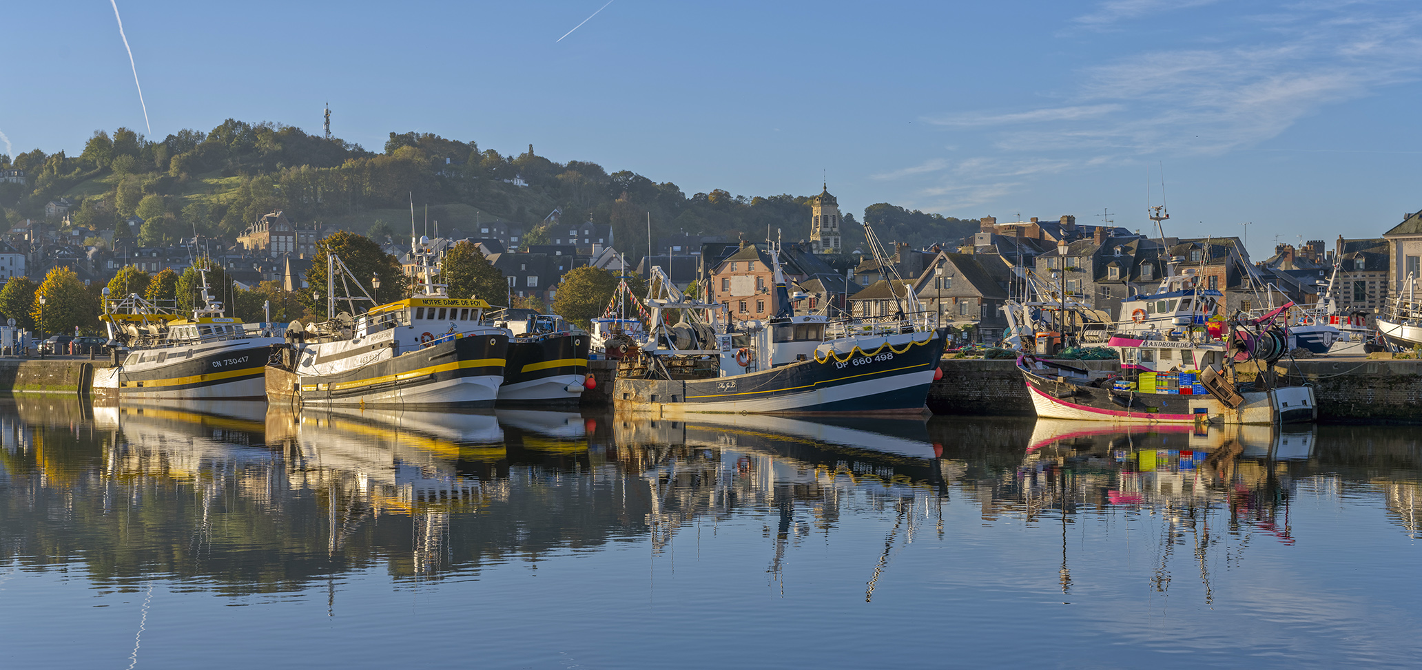 2997TZ Honfleur Frankreich am Hafen Morgenstimmung