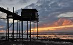 Dernières lueurs à marée basse de gilles Boisset