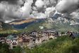 in the mountains