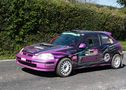 A participant in a car rally in Co. Laoise, Ireland von Colin S B