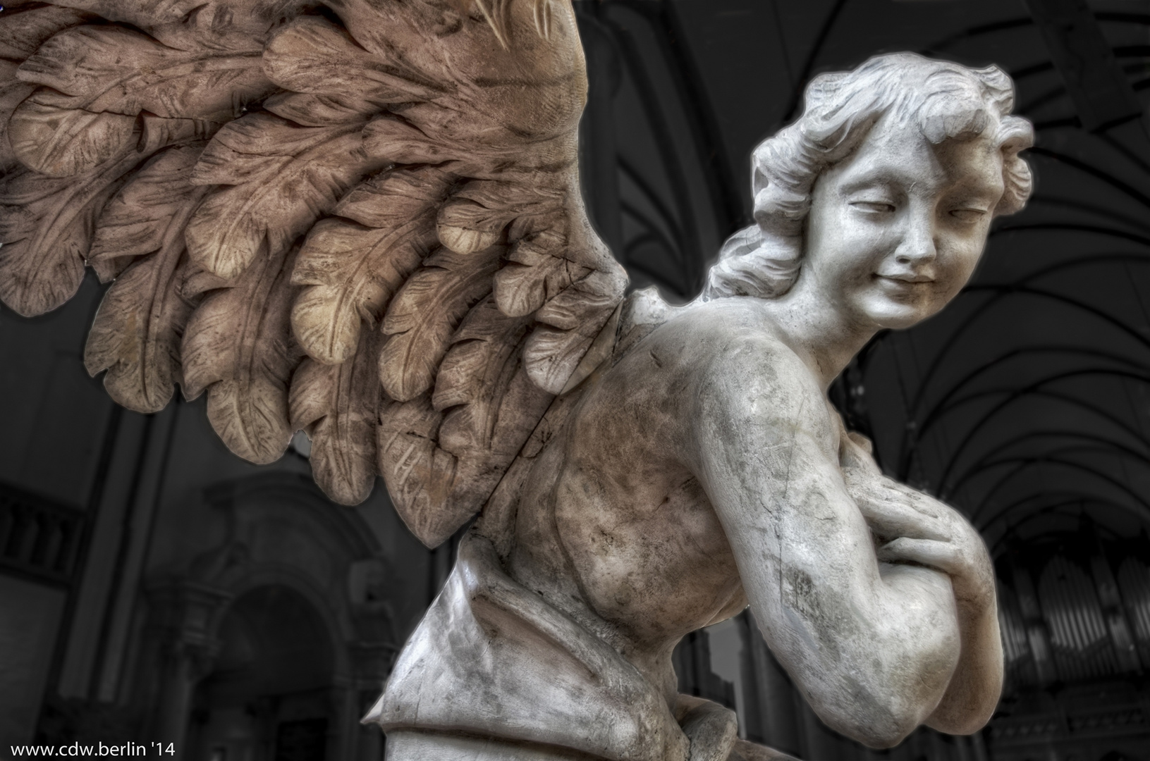 2.cherub aus der engelgruppe des ehemaligen altars der nikolaikirche