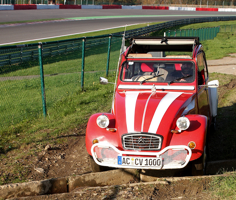 2CV auf Abwegen