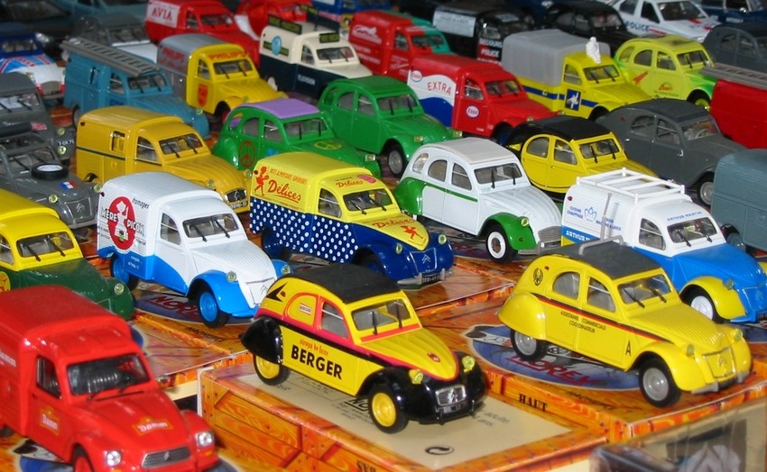 2CV-Treffen en miniature