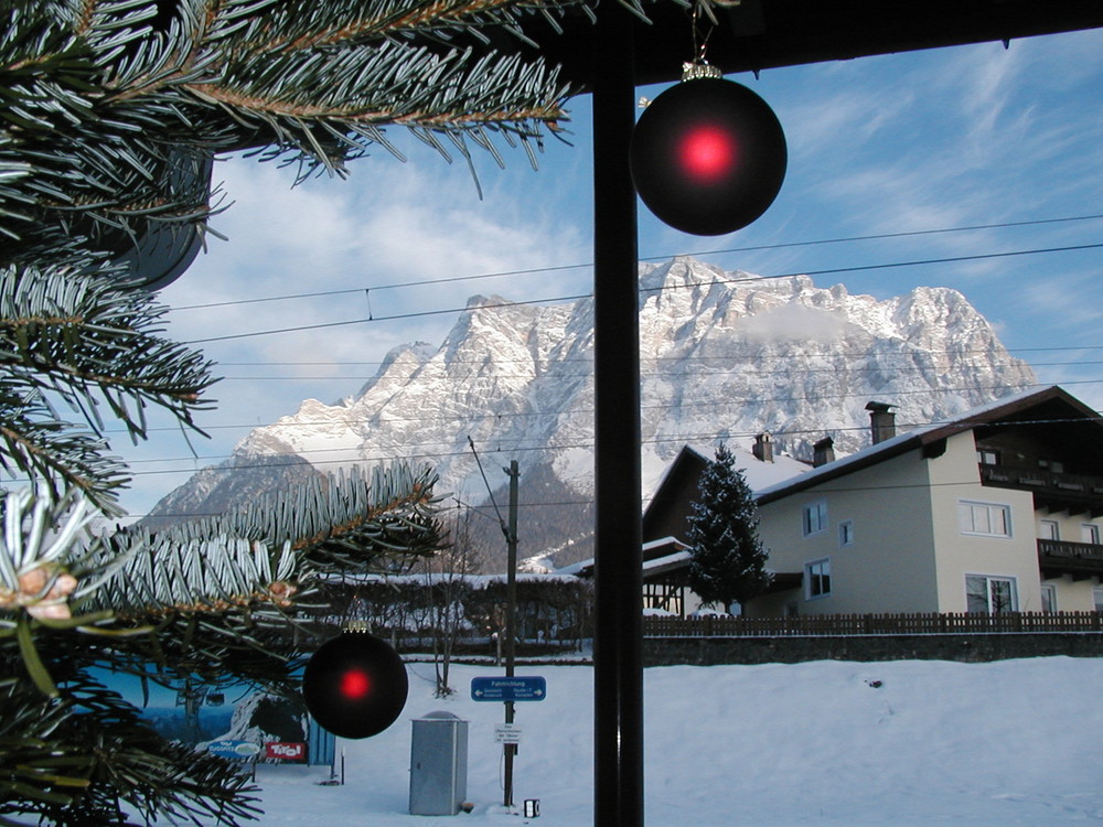 2in1 Weihnachtsbaum & Zugspitze