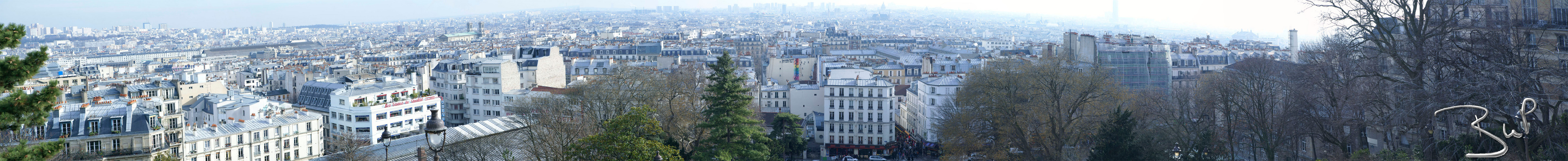 2m34 de panorama de Paris...