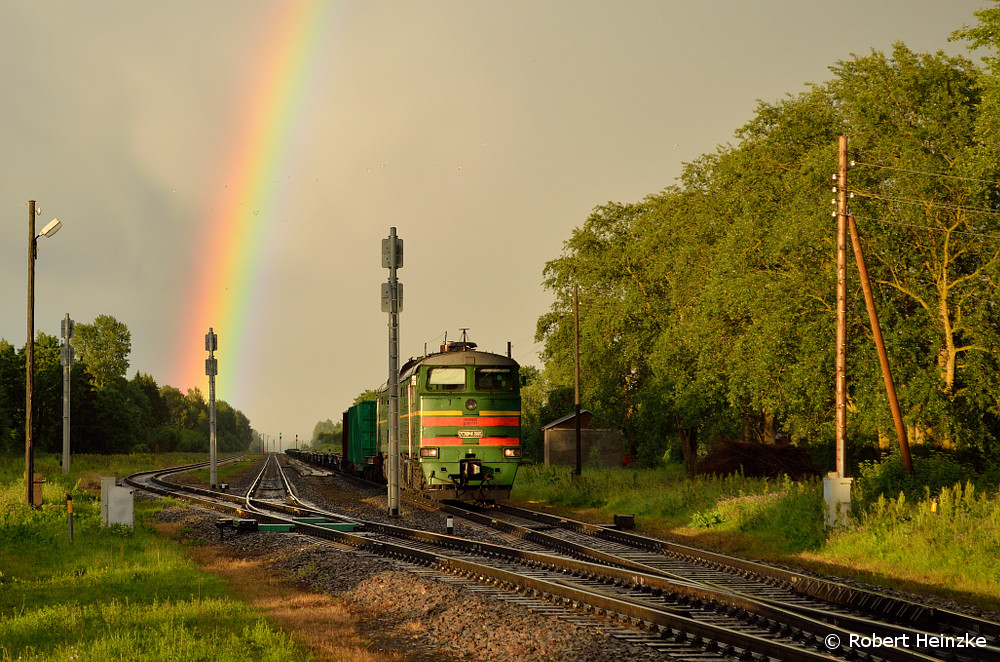 2TE10MK-2895 mit Regenbogen