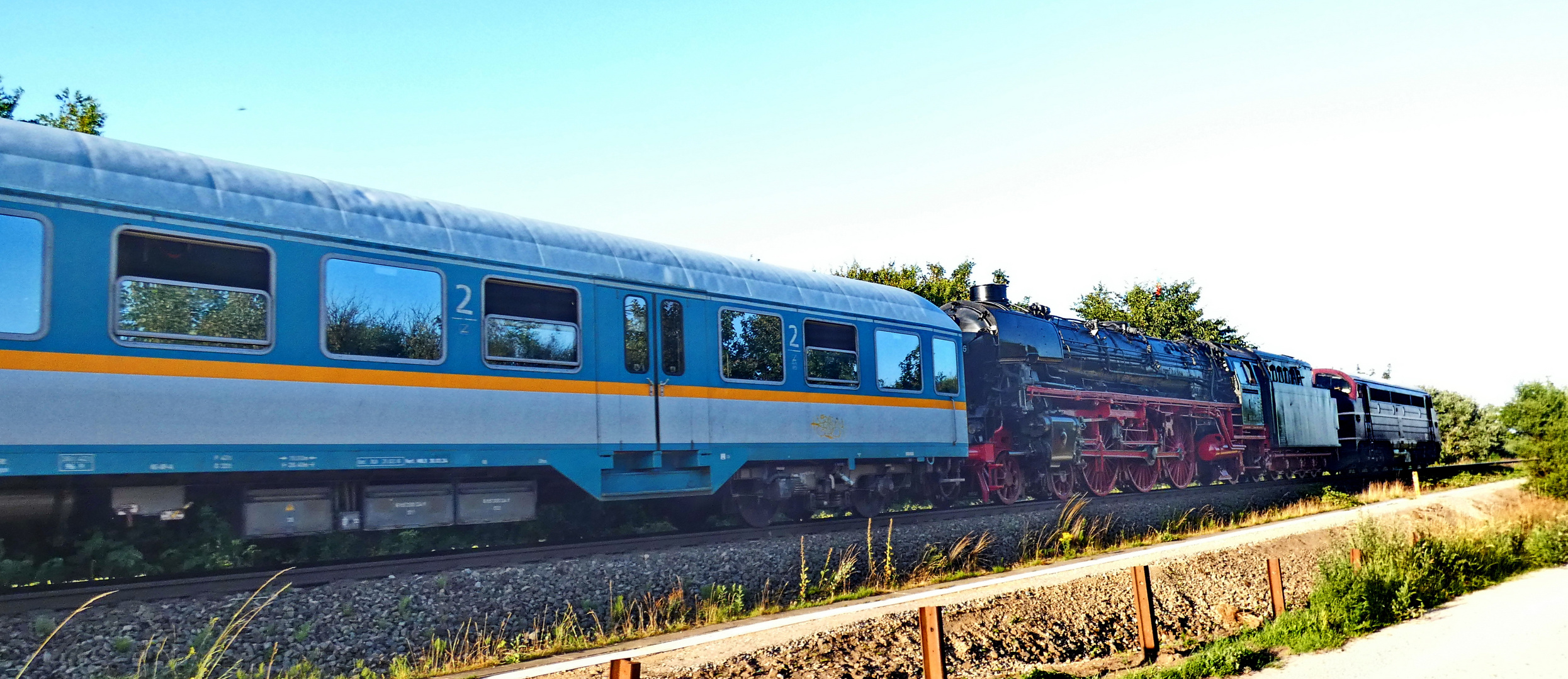 2tens ..Nostalgiezug von Hamburg nach Sylt und Retour. 