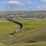 2Zagal Doppel verlässt Xohxop nach Ulaanbaatar + 2TE116UM nach Süden am 24.06.18