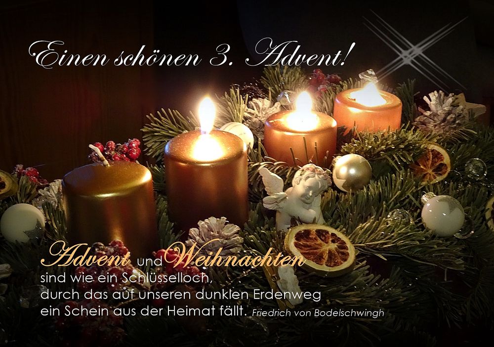 Wünsche Zum Dritten Advent 2025 Ailina Tiffany