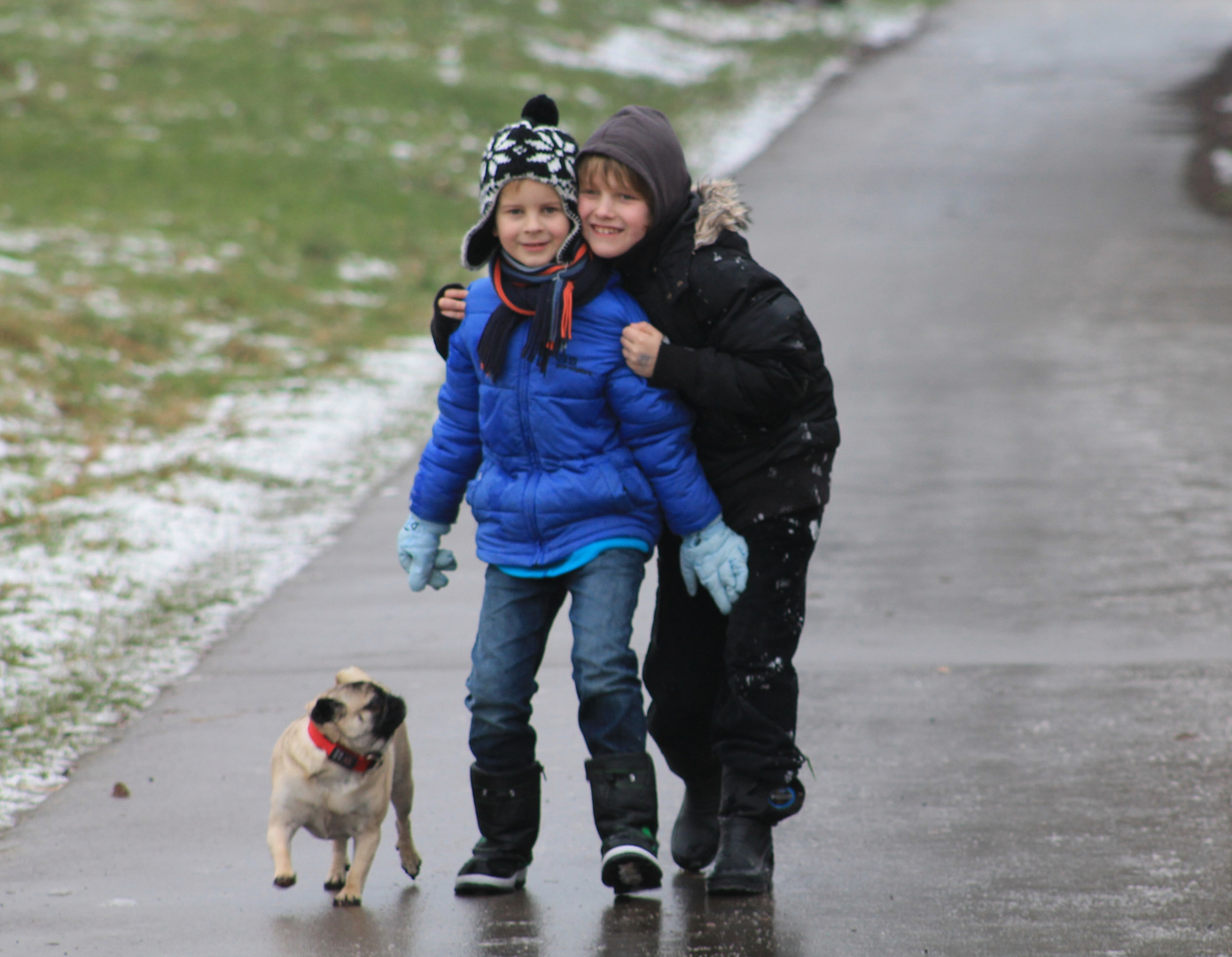 3 beim Spaziergang